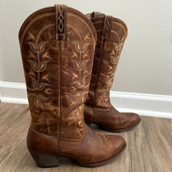 Ariat Brown Desert Holly Western Boots with Embroidery | Size 11B - Picture 3 of 8